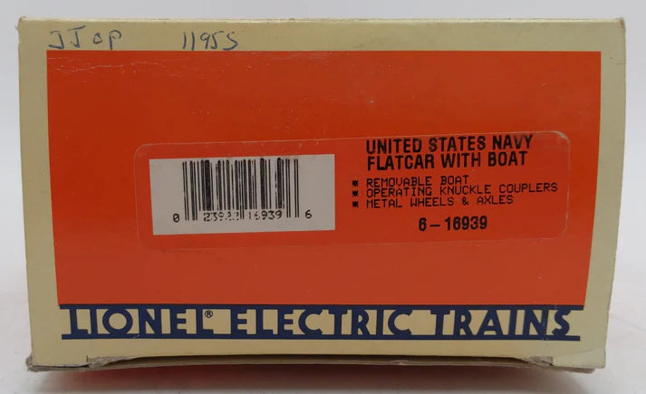 Lionel Flat Car United States Navy 6-16939