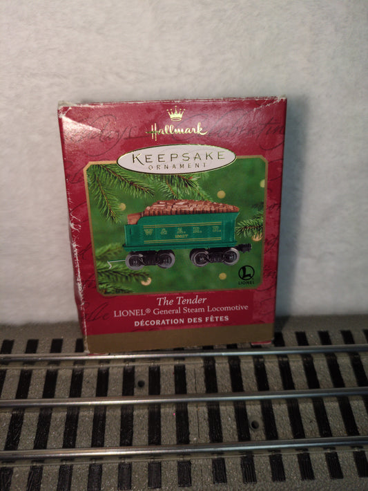 Hallmark Ornament · The Tender, Lionel General Steam (2000)