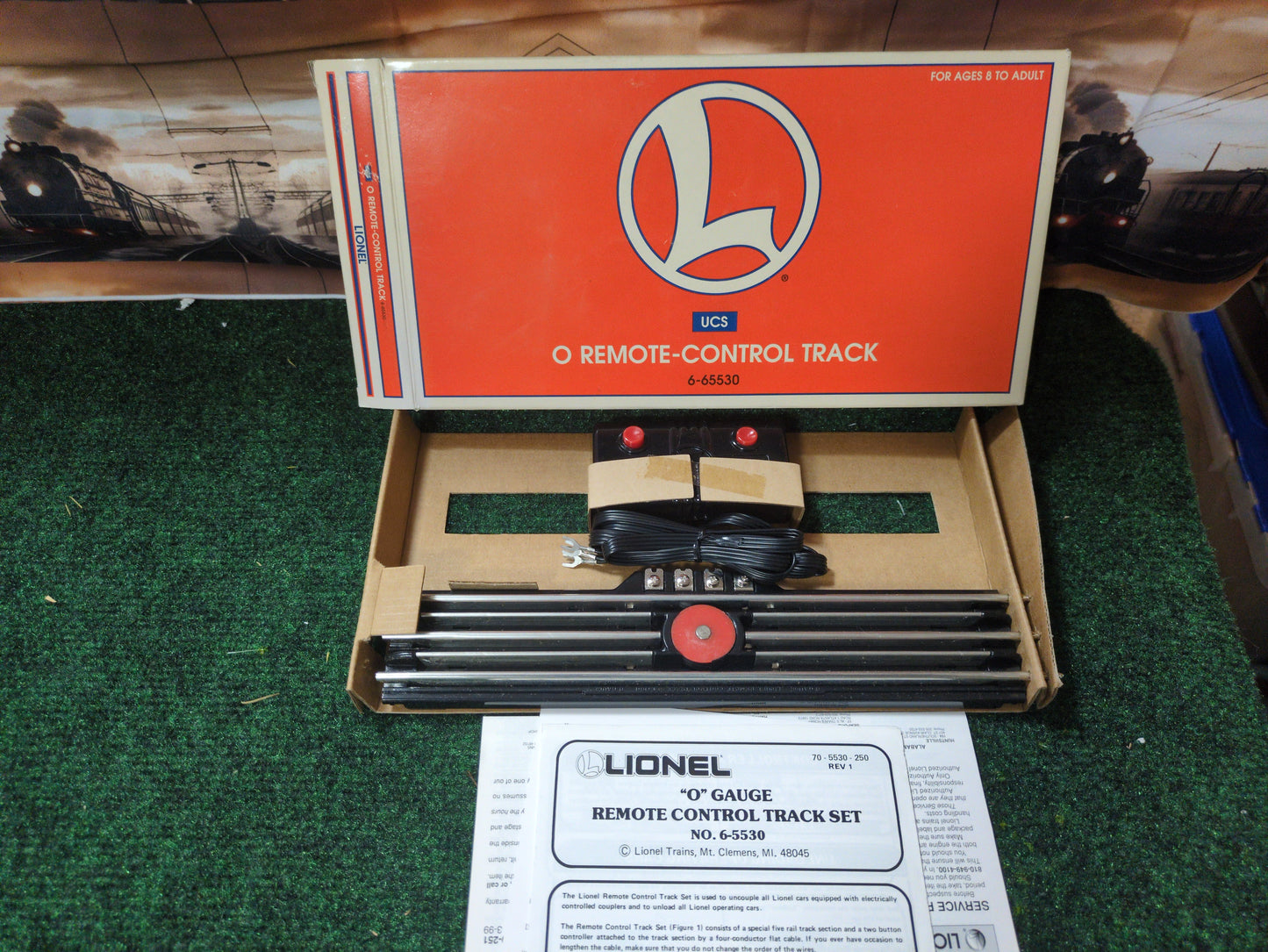 Lionel Tubular O gauge remote control track 6-65530