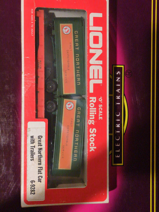 Lionel 6-9282 Great Northern Flatcar