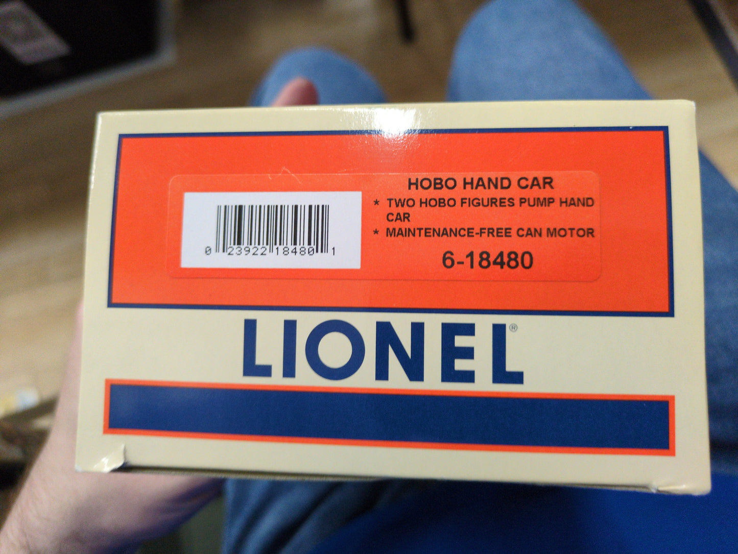 Lionel hobo hand car 6-18480