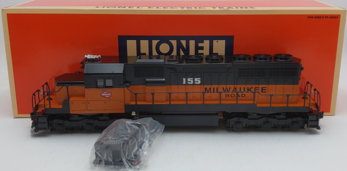 Lionel 6-18224 O Gauge Milwaukee Road SD-40 Diesel Locomotive w/ Horn #155 EX