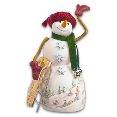 Hallmark Bluster B. Toboggan Snowtop Lodge ornament, QX2583