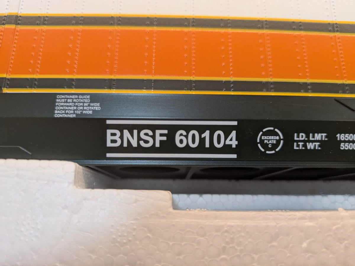 MTH RailKing BNSF Husky Stack Flat Car 20-95005 product photo 8