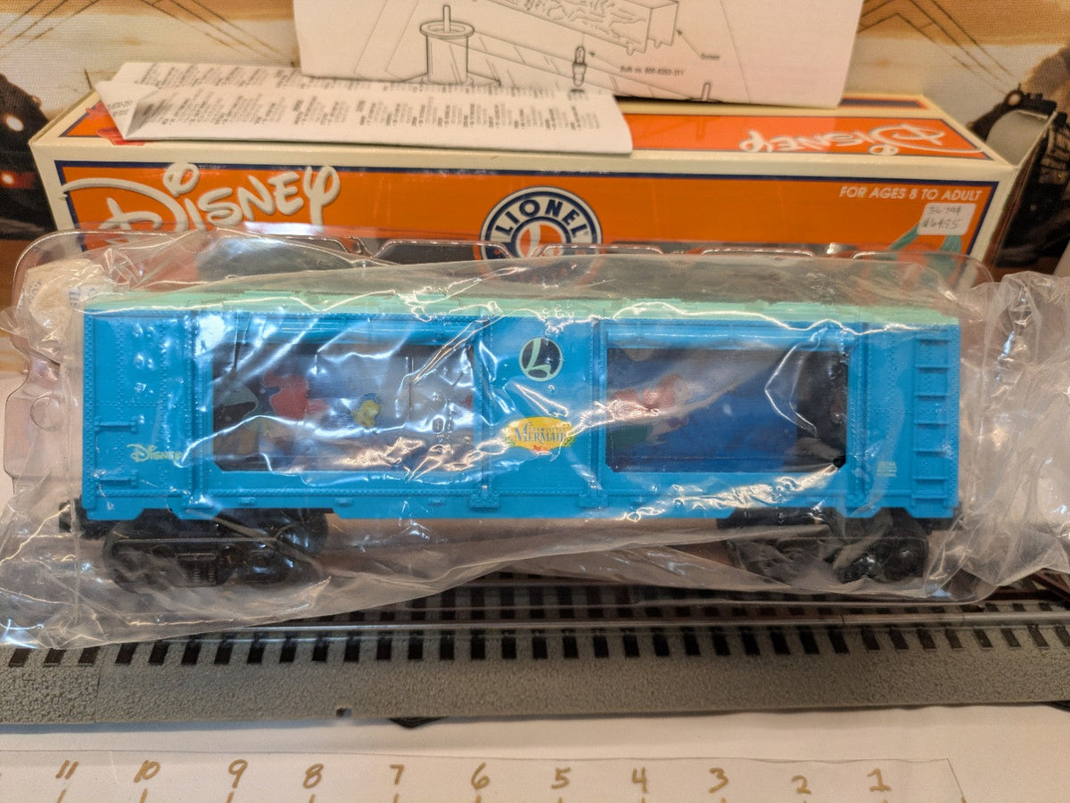 Lionel 6-36744 Little Mermaid Aquarium Car in plastic packaging with box