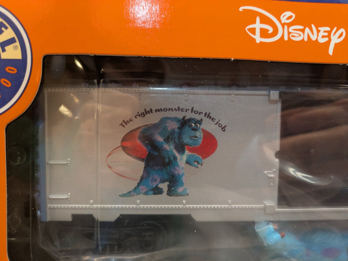 Lionel Monsters Inc. Bobbing Head Boxcar side detail