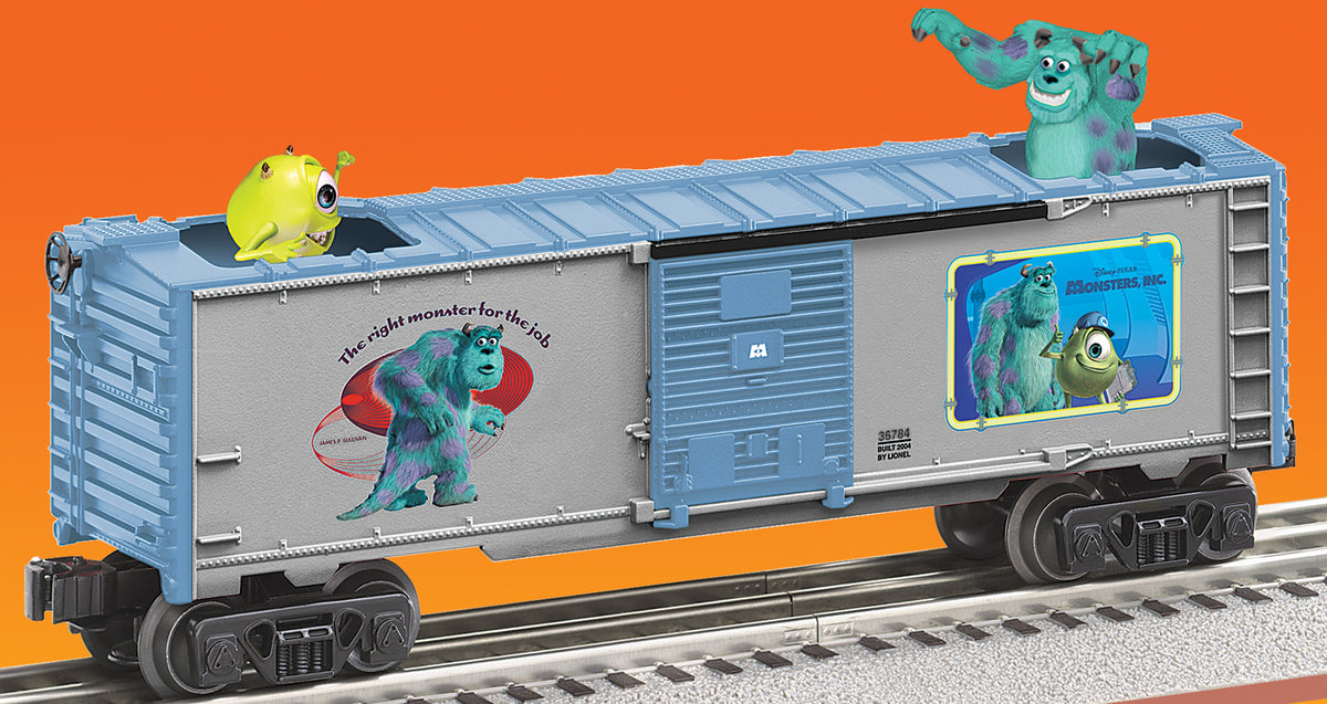 Lionel Monsters Inc. Bobbing Head Boxcar 6-36784