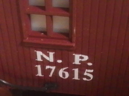 Lionel Northern Pacific Standard O Square Window Caboose 6-17615