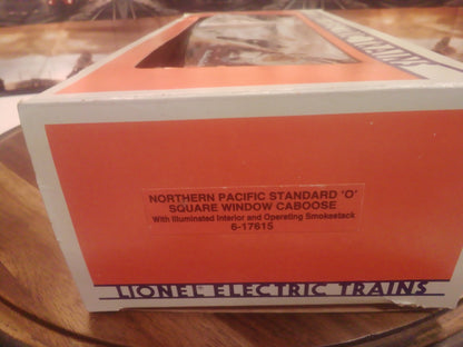 Lionel Northern Pacific Standard O Square Window Caboose 6-17615