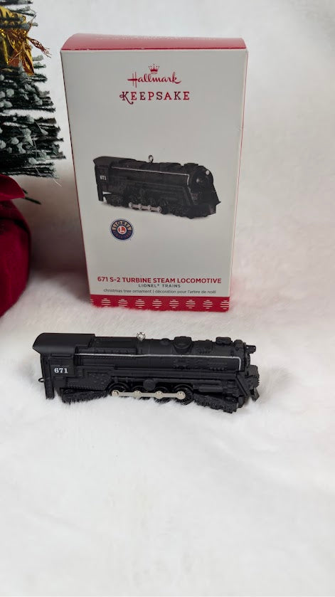 Hallmark Ornament · 671 S-2 Turbine Steam Locomotive Only (2017)