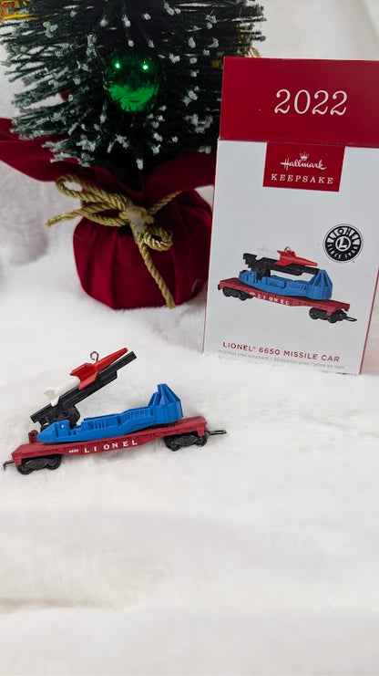 Hallmark Ornament · Missile Launching Car 3419 (2022)