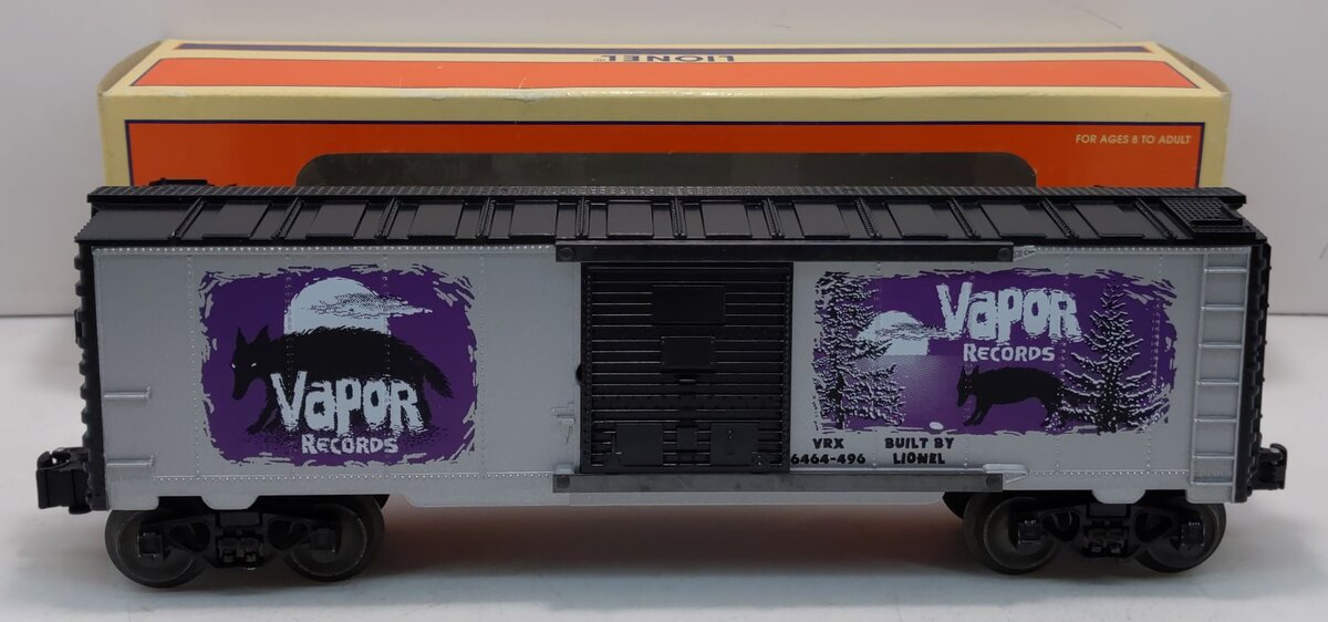 Lionel 6-29218 Vapor Records Box Car 