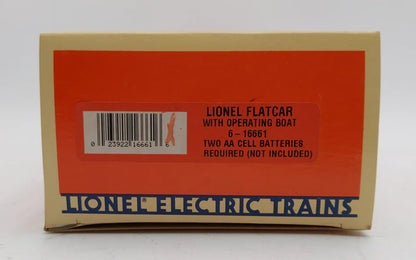 Lionel Operating Boat Flatcar 6-16661