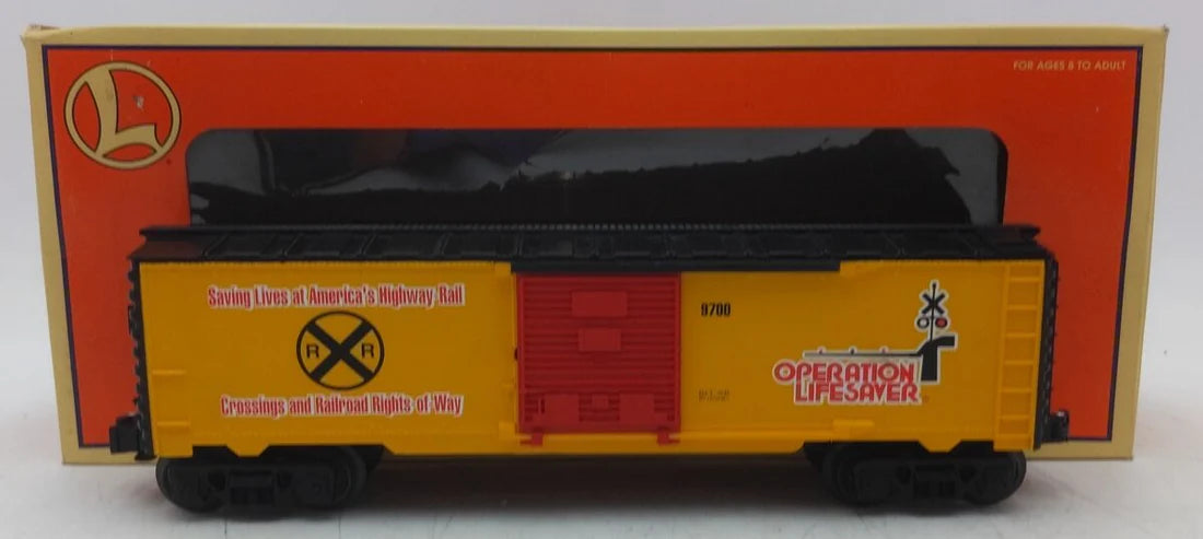 Lionel 6-26201 Operation Lifesaver Box Car  NIB