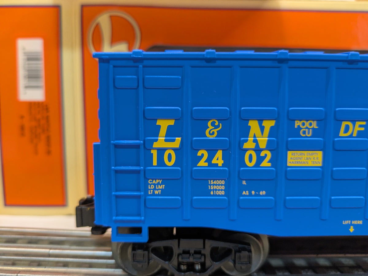 Lionel 6-15013 L&N Waffle Side Boxcar road number 102402 detail