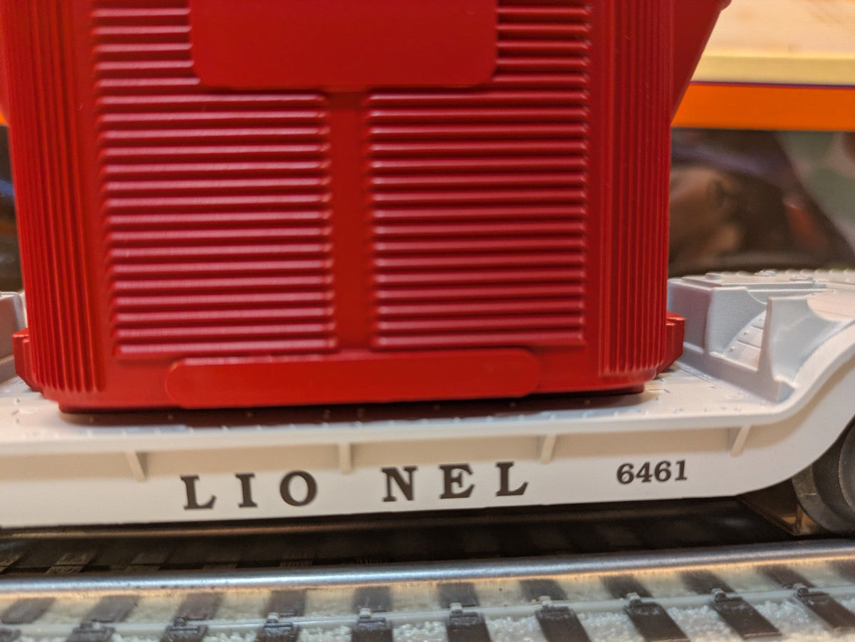 Lionel 6-16967 close-up showing Lionel 6461 side marking and red transformer load