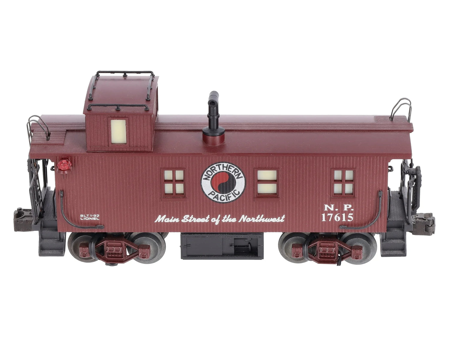 Lionel 6-17615 Northern Pacific Square Window Caboose