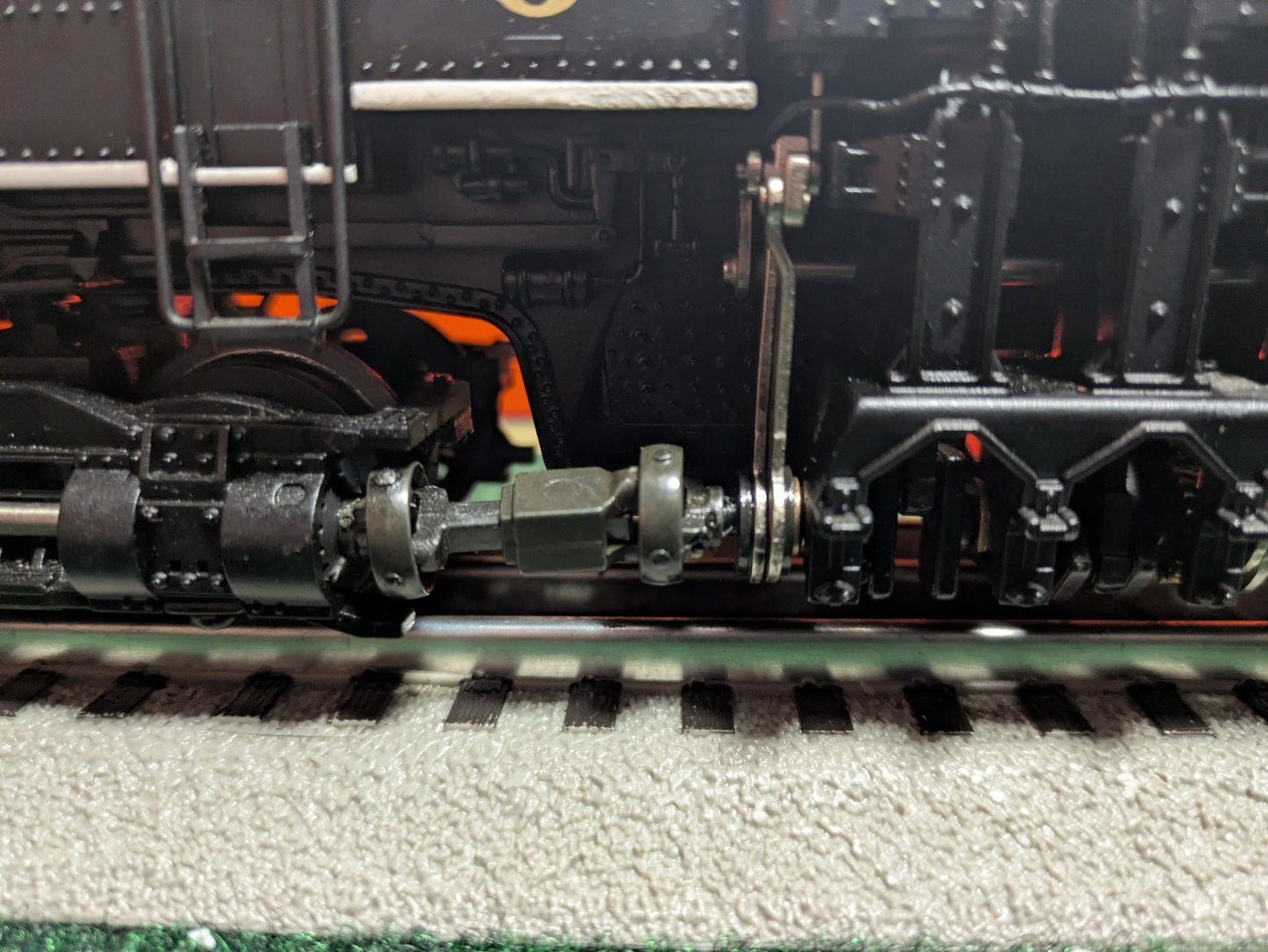 Lionel Western Maryland Shay mechanical detail