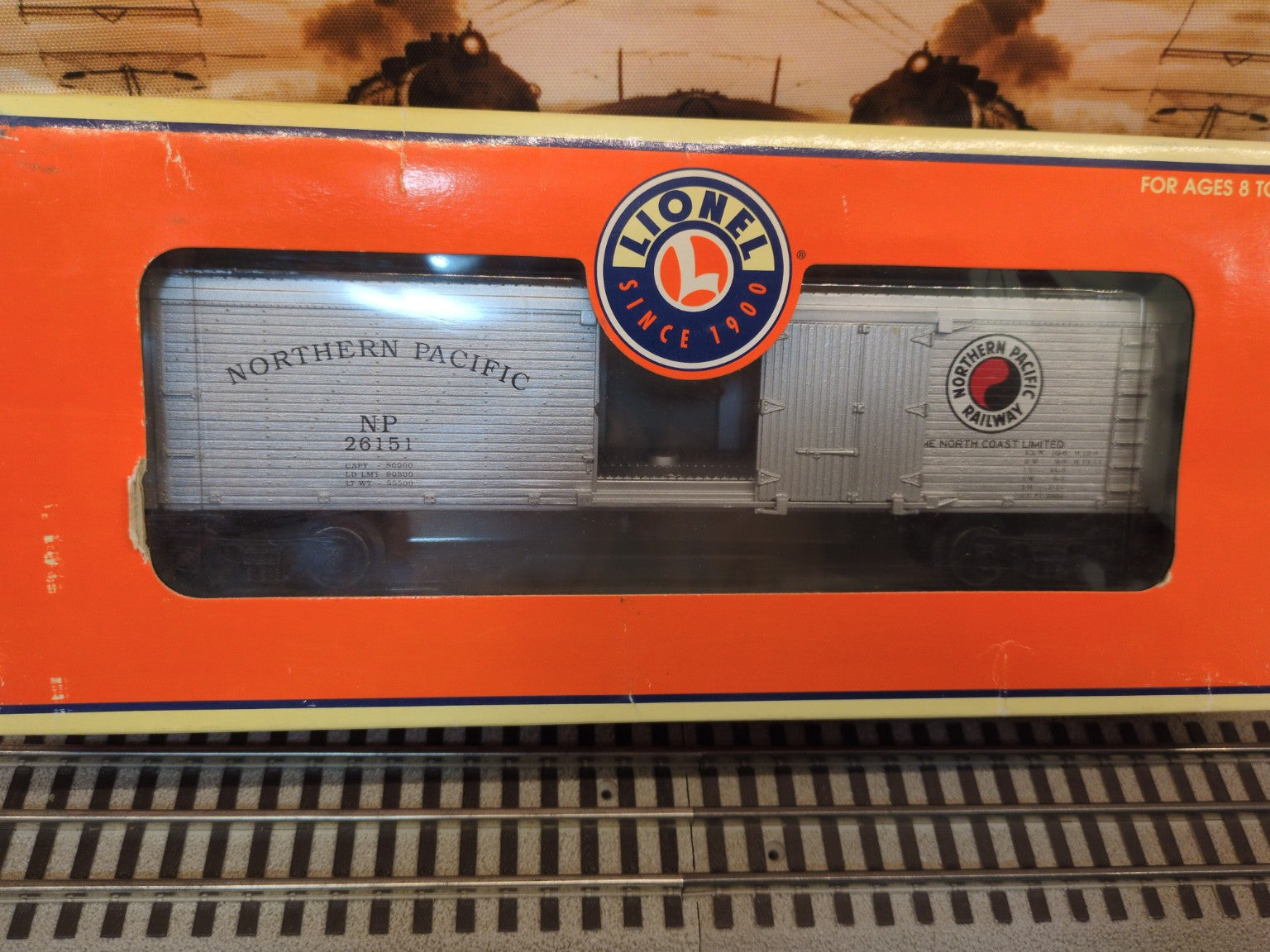 Lionel 6-26151 Northern Pacific woodside reefer in original box