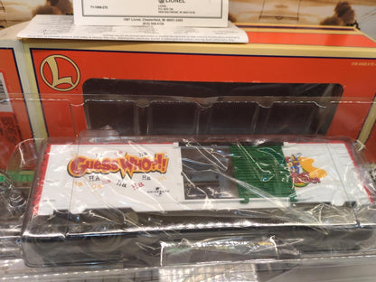 Lionel 6-26244 Woody Woodpecker Boxcar in clear plastic tray with Lionel box and paperwork