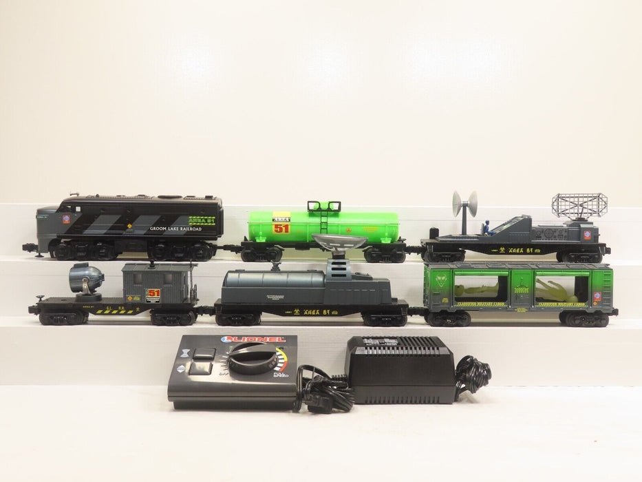 Lionel 6-31926 Area 51 Alien Recovery train set
