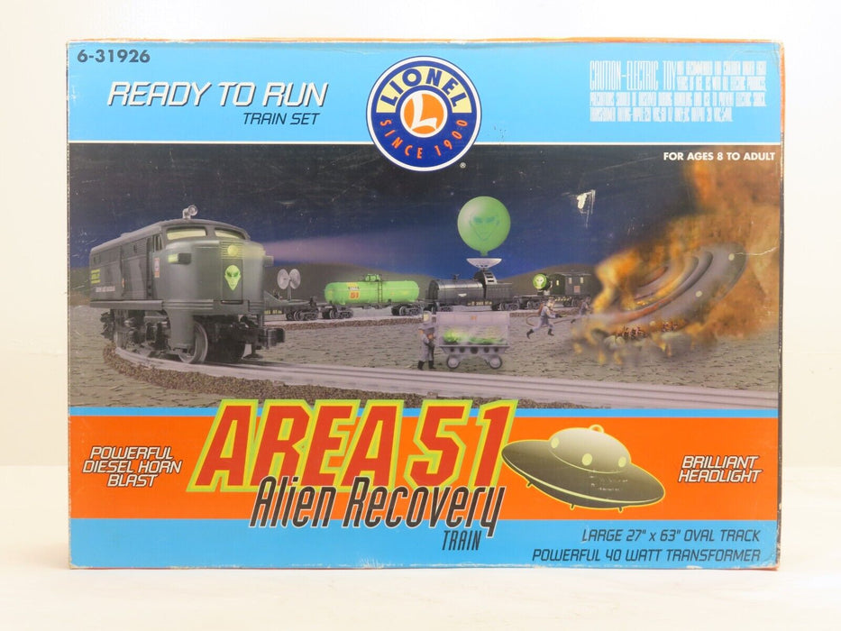 Lionel 6-31926 Area 51 Alien Recovery train set additional view 2