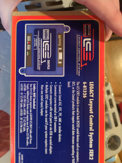 Lionel 6-81326 Legacy Layout Control System SER2 original box front