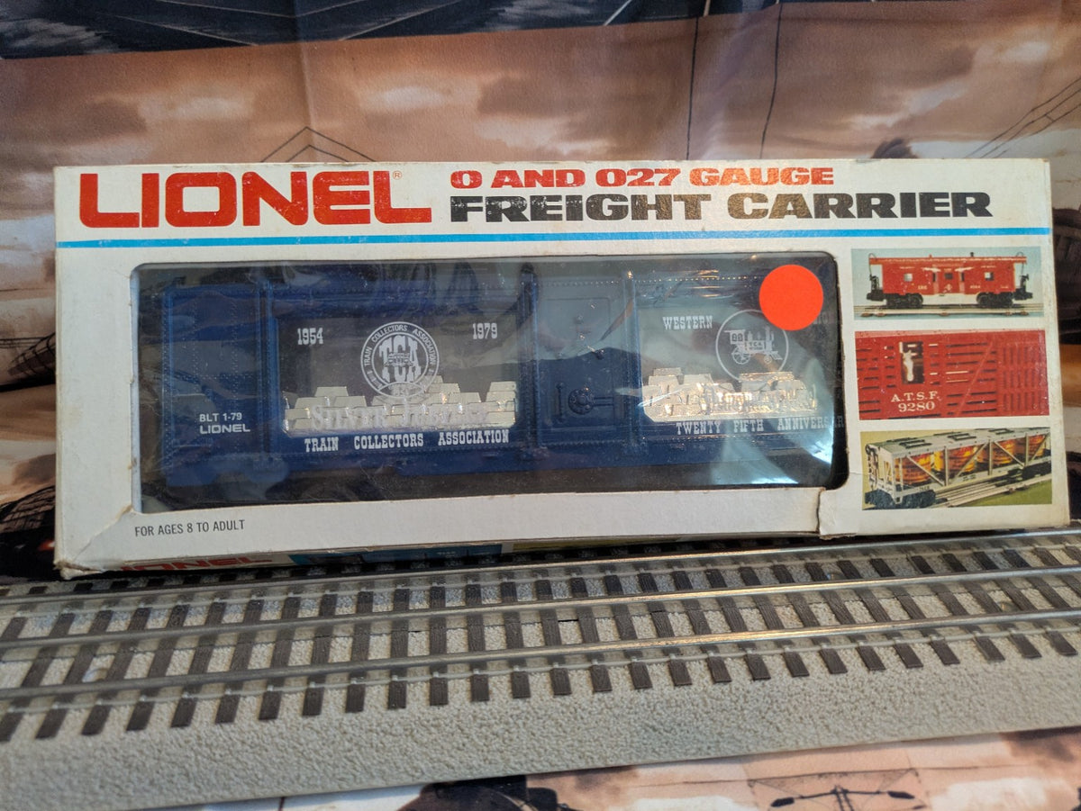 Lionel 6-9319 TCA Silver Jubilee bullion car in original Lionel O and O27 box