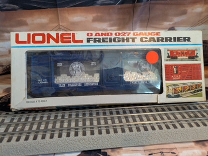 Lionel 6-9319 TCA Silver Jubilee bullion car in original Lionel O and O27 box