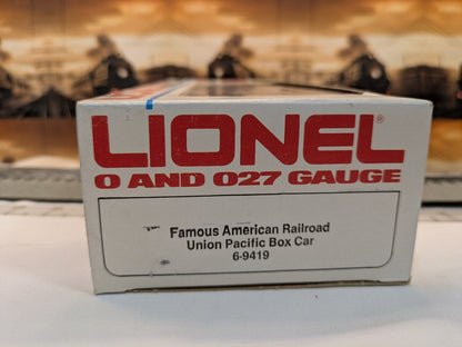 Lionel Union Pacific Boxcar 6-9419