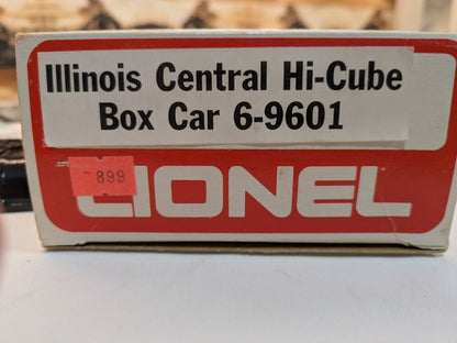 Lionel Illinois Central Hi-Cube Boxcar 6-9601 original box end label