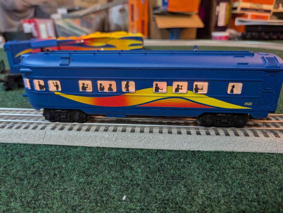 Lionel Custom Hot Rod Set passenger car side view
