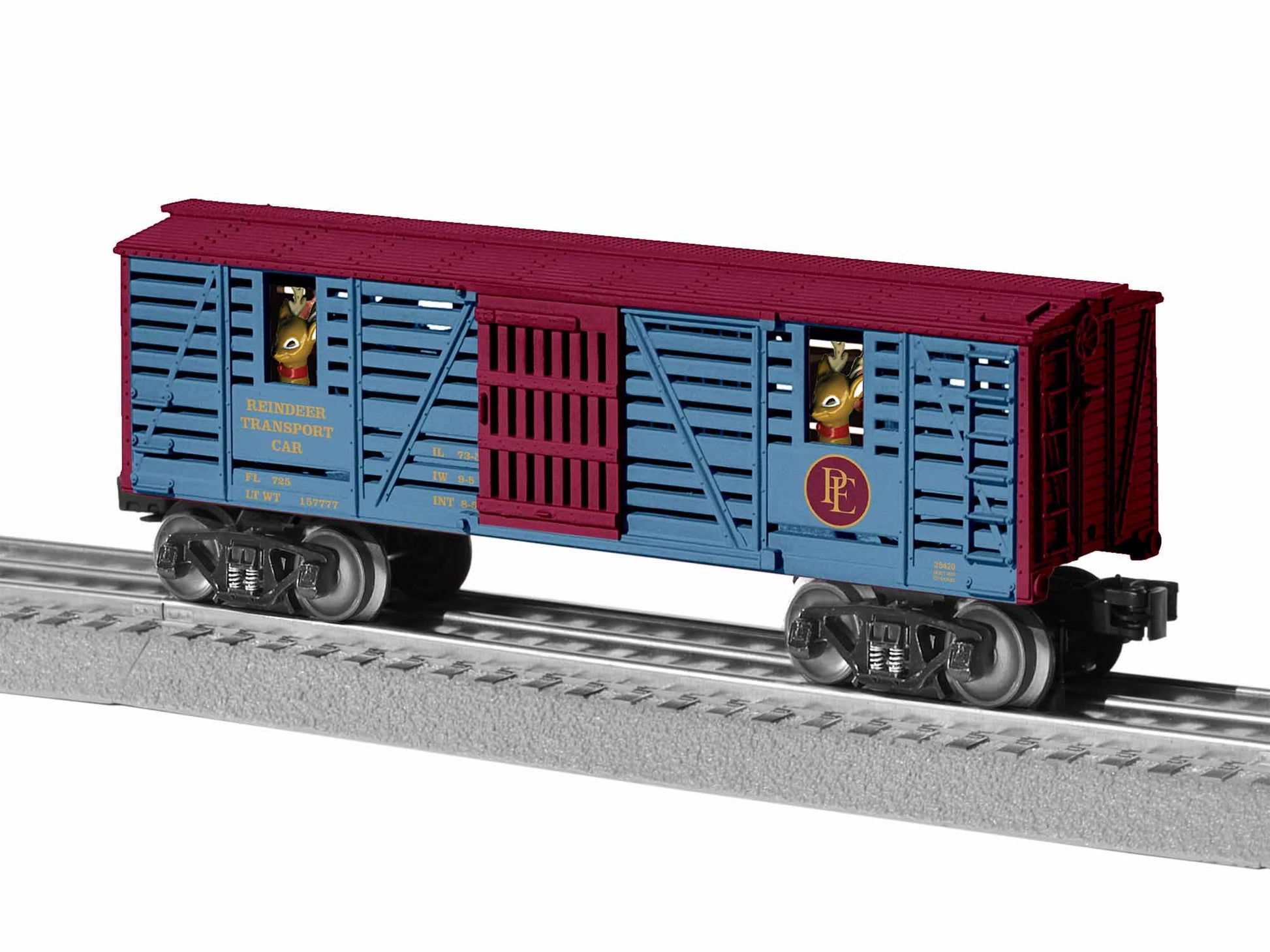 Lionel O Gauge reindeer transport car