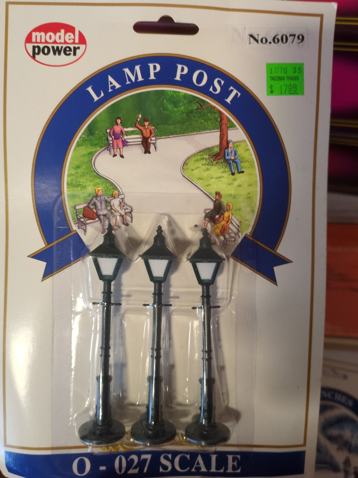 Model Power 6079 O/O27 scale lamp posts package