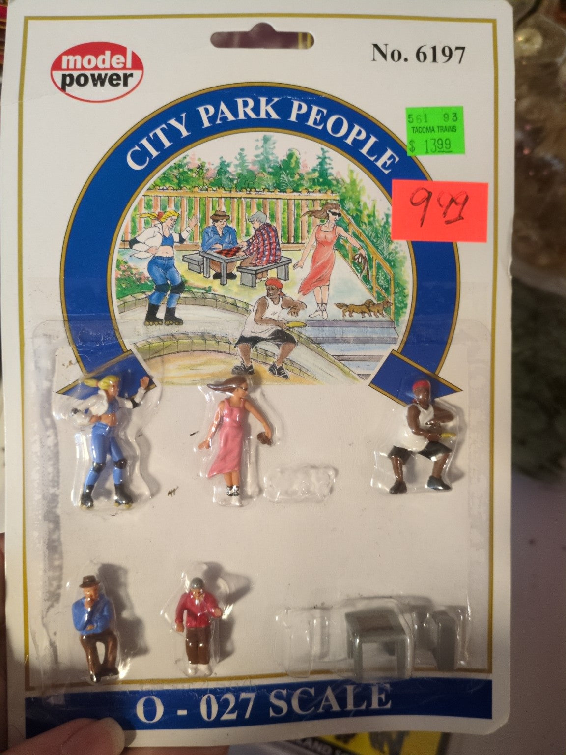 Model Power 6197 O/O27 scale city park people package