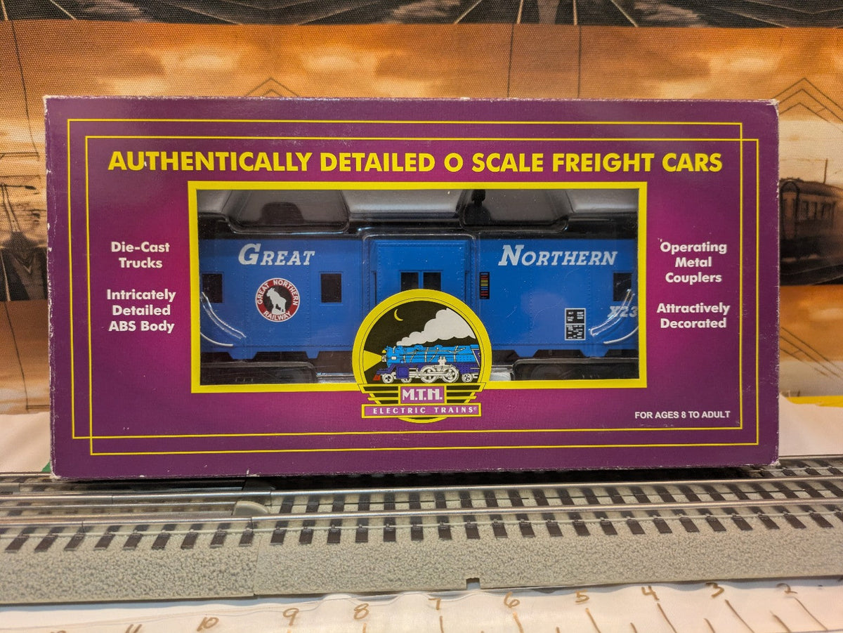 MTH 20-91073 Great Northern X23 bay-window caboose original box front