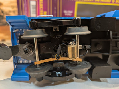 MTH 20-91073 Great Northern X23 caboose truck, pickup roller, and coupler detail