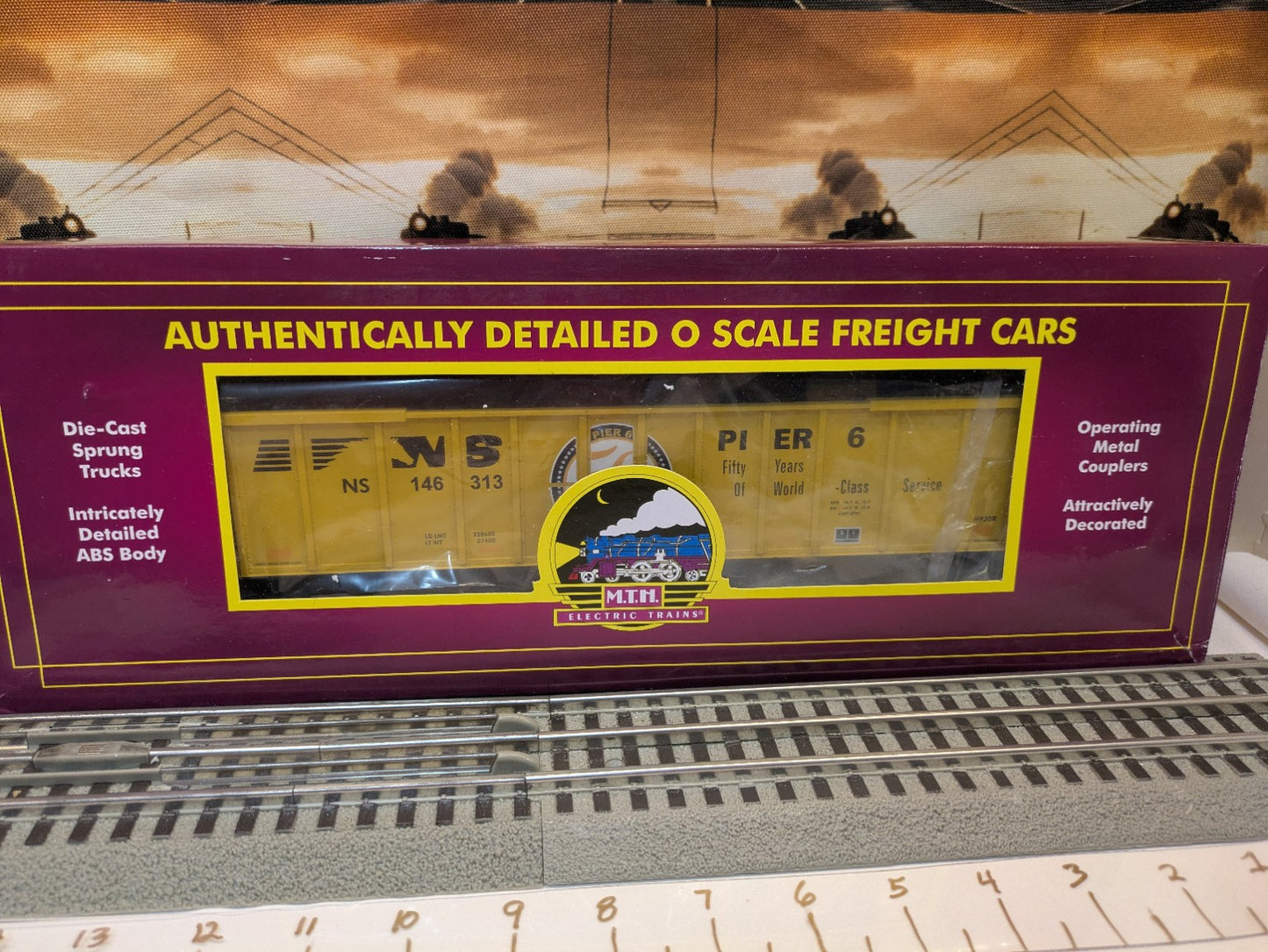 MTH Premier 20-97841 Norfolk Southern hopper original MTH box front