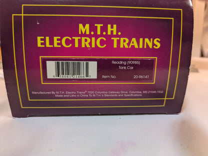 MTH Reading Tank Car 20-96141 box label and barcode