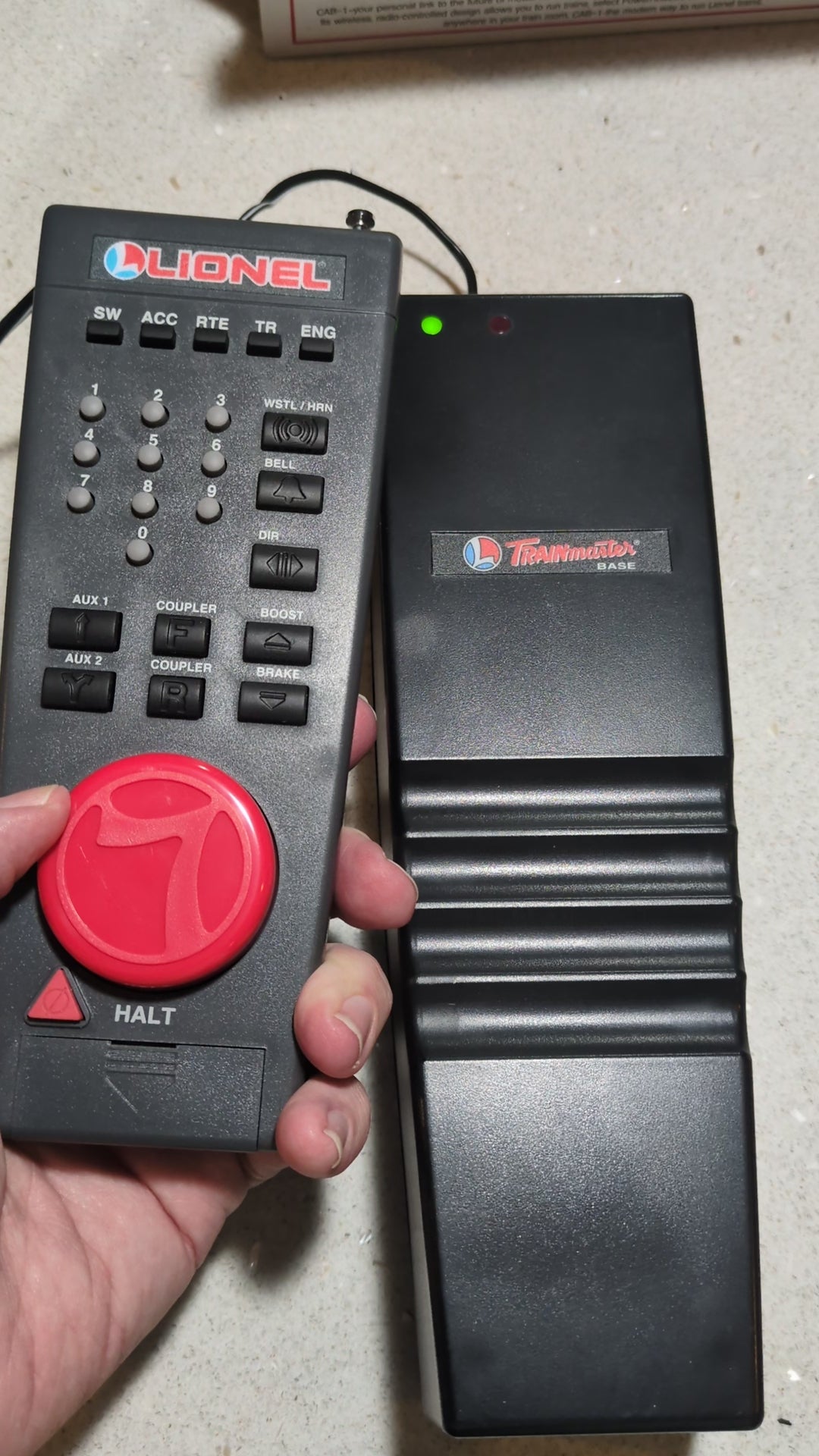 Lionel TrainMaster Command Control CAB-1 remote 6-12868