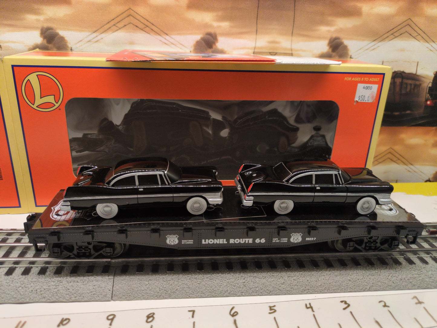 Lionel Route 66 Flatcar 6-17557