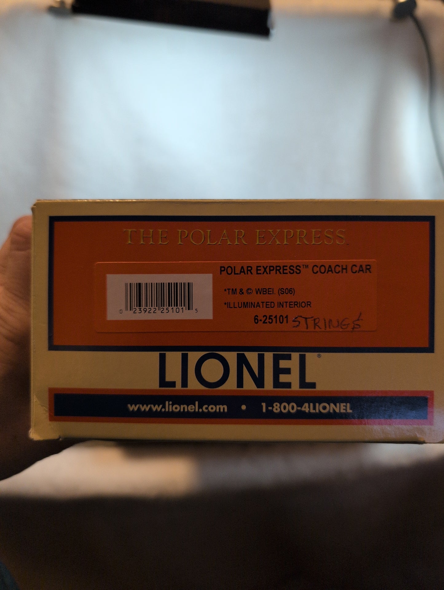 Lionel Polar Express Passenger Car 6-25101