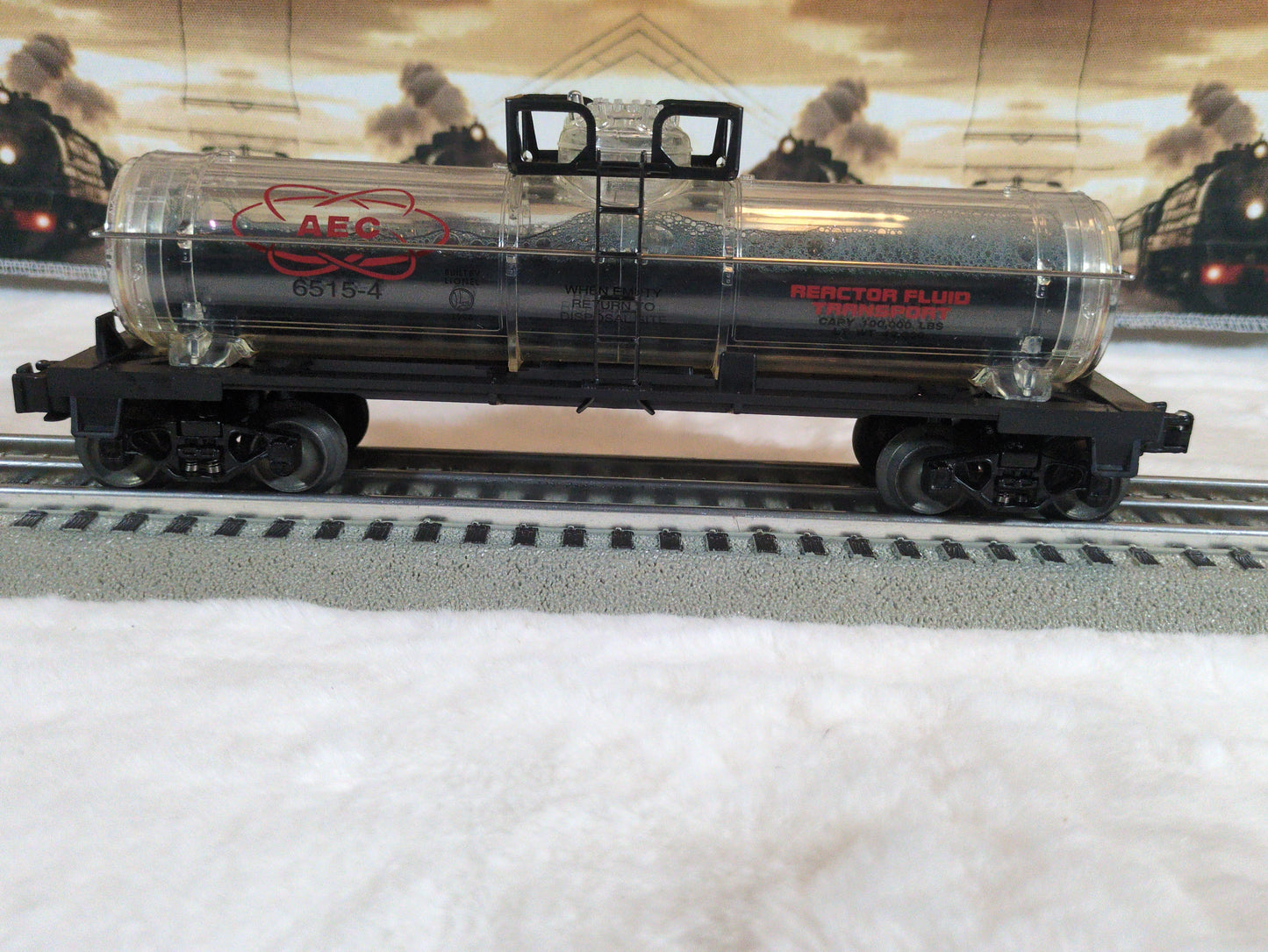 Lionel AEC Reactor Fluid Tank Car #6515-4 6-16160