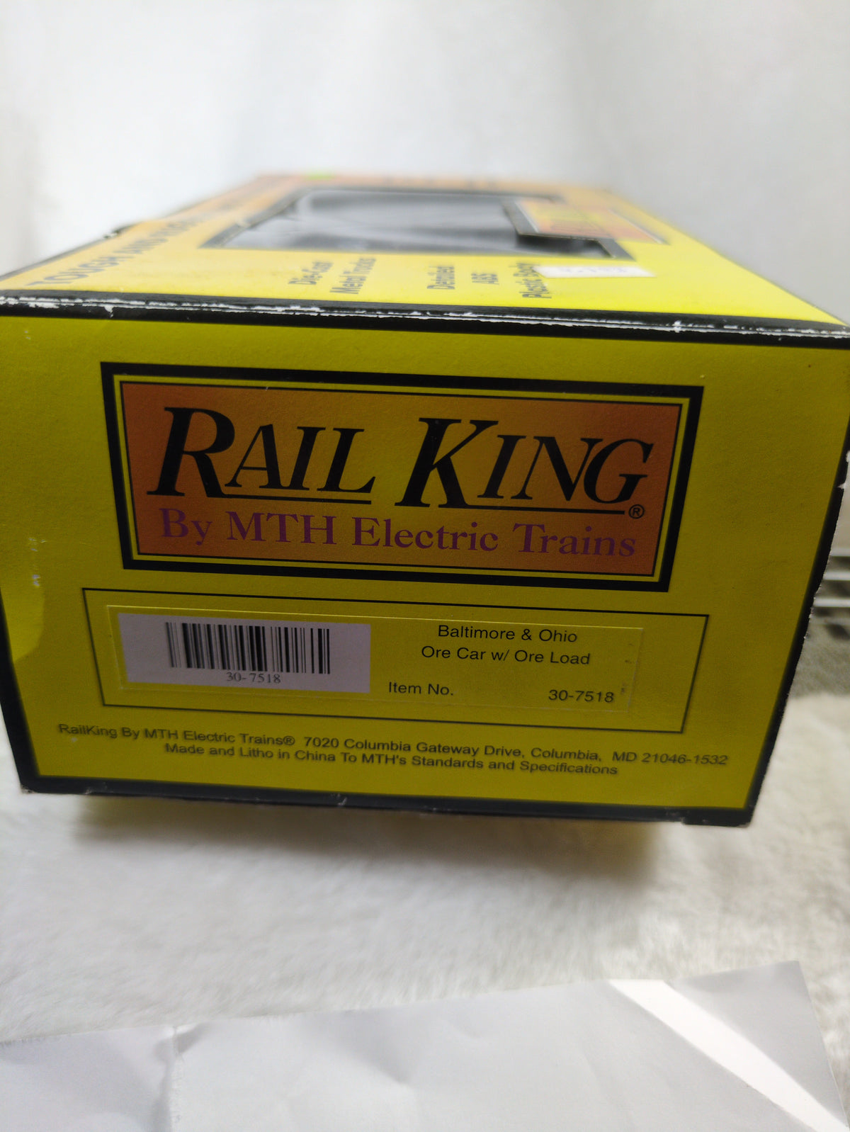 MTH RailKing Baltimore and Ohio Ore Car 30-7518