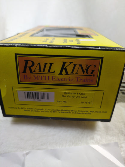 MTH RailKing Baltimore and Ohio Ore Car 30-7518