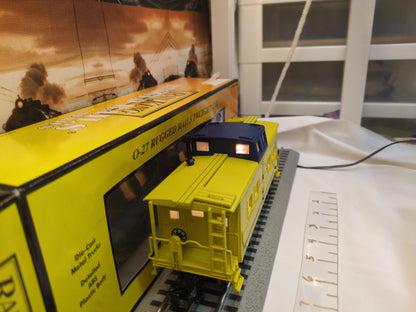 MTH RailKing Rugged Rails Alaska Steel Caboose 30-4158c