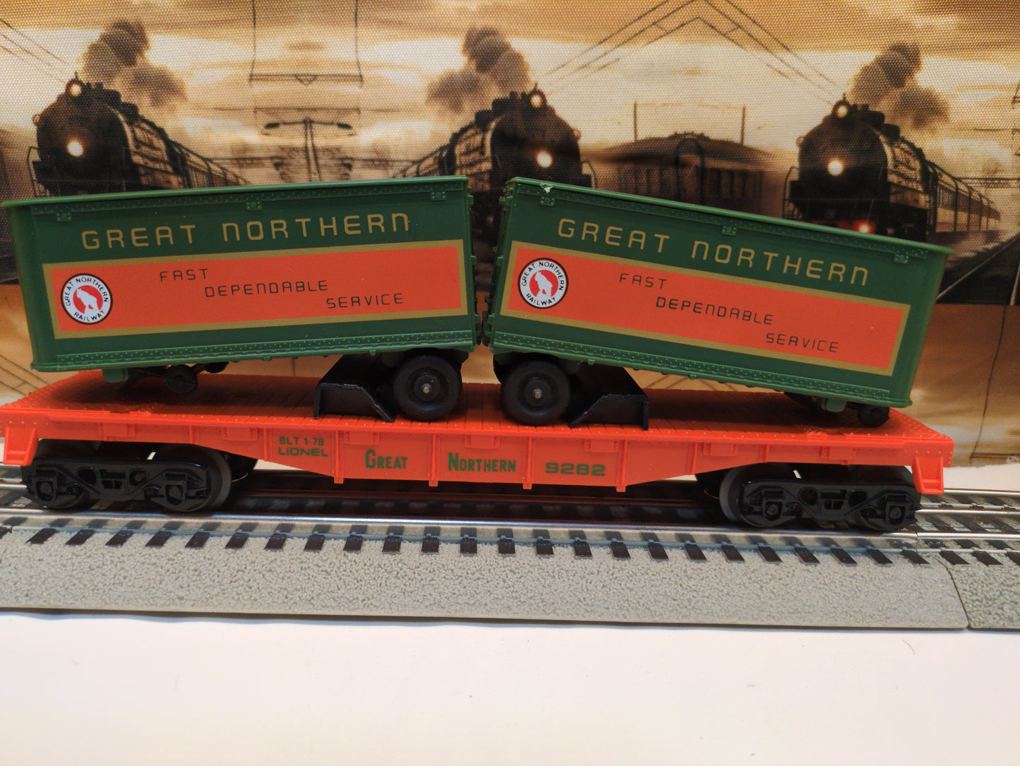 Lionel Great Northern Flatcar 6-9282