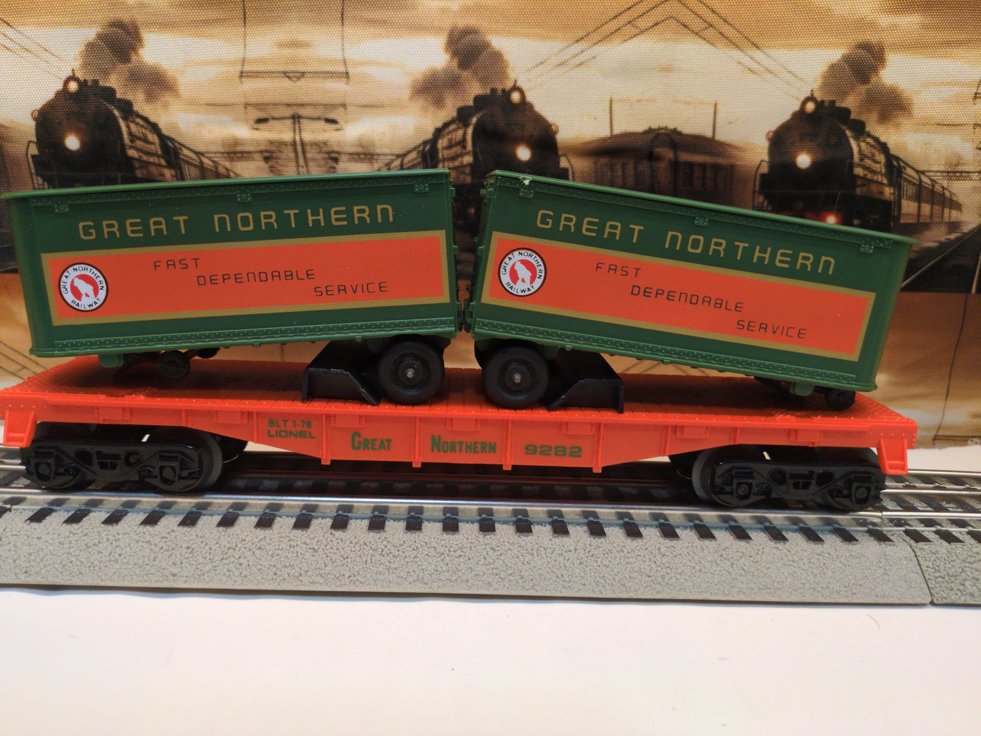Lionel Great Northern Flatcar 6-9282
