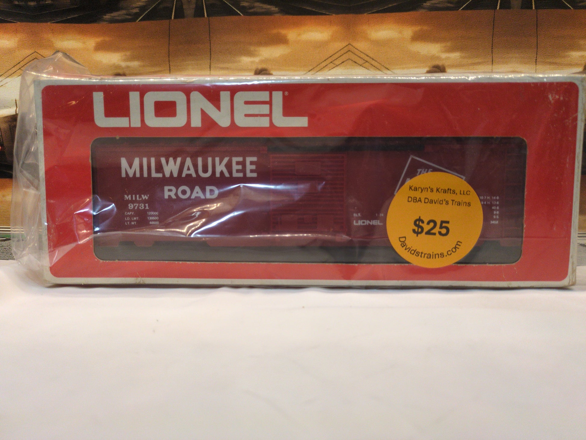 Lionel Milwaukee Road Boxcar 6-9731
