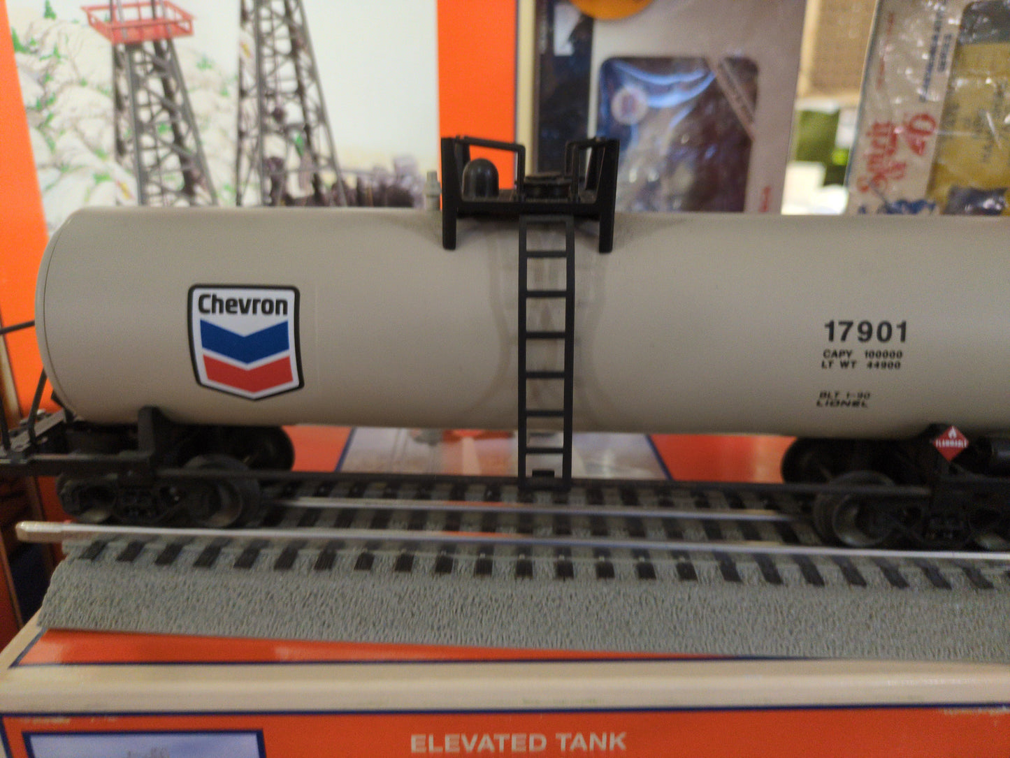 Lionel Chevron Tank Car 6-17901
